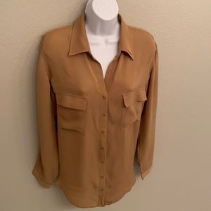 L’Agence Silk Button Down Shirt 4